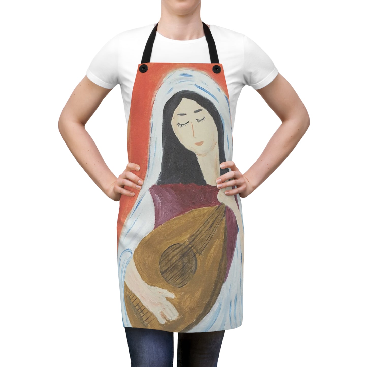 Artistic Musician Apron - Perfect for Home Chefs and Music Lovers