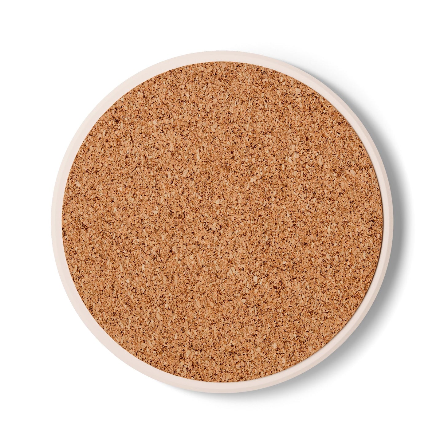 Moonlit Serenity Ceramic Coaster - Artistic Illustration for Relaxing Spaces