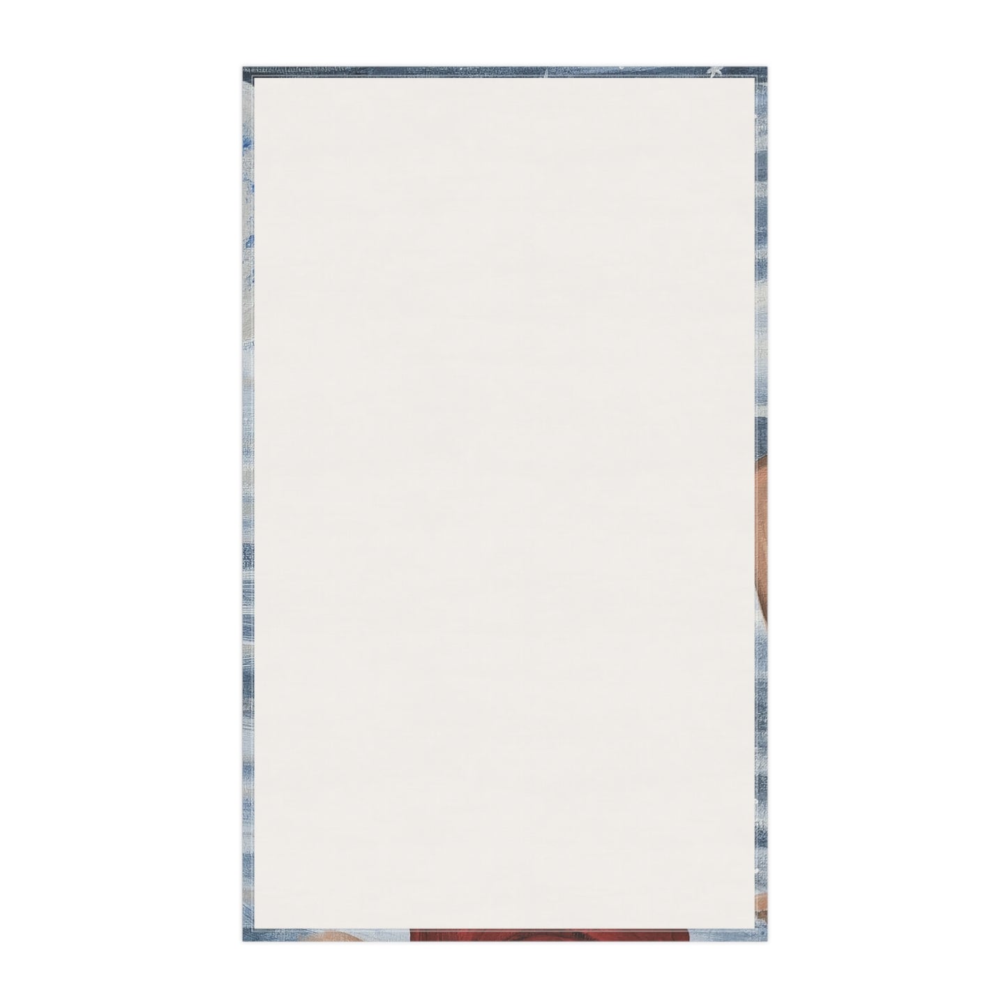 Tranquil Moonlit Watercolor Tea Towels - Artistic Cotton & Poly Kitchen Decor