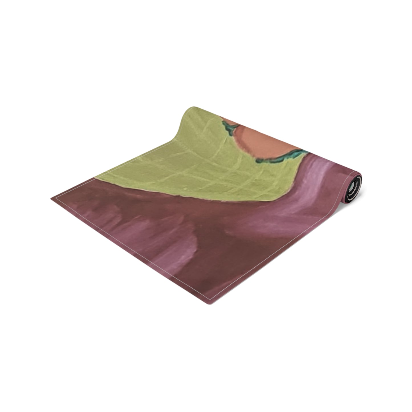 Artistic Cotton Table Runner - Contemporary Decor for Dining Spaces