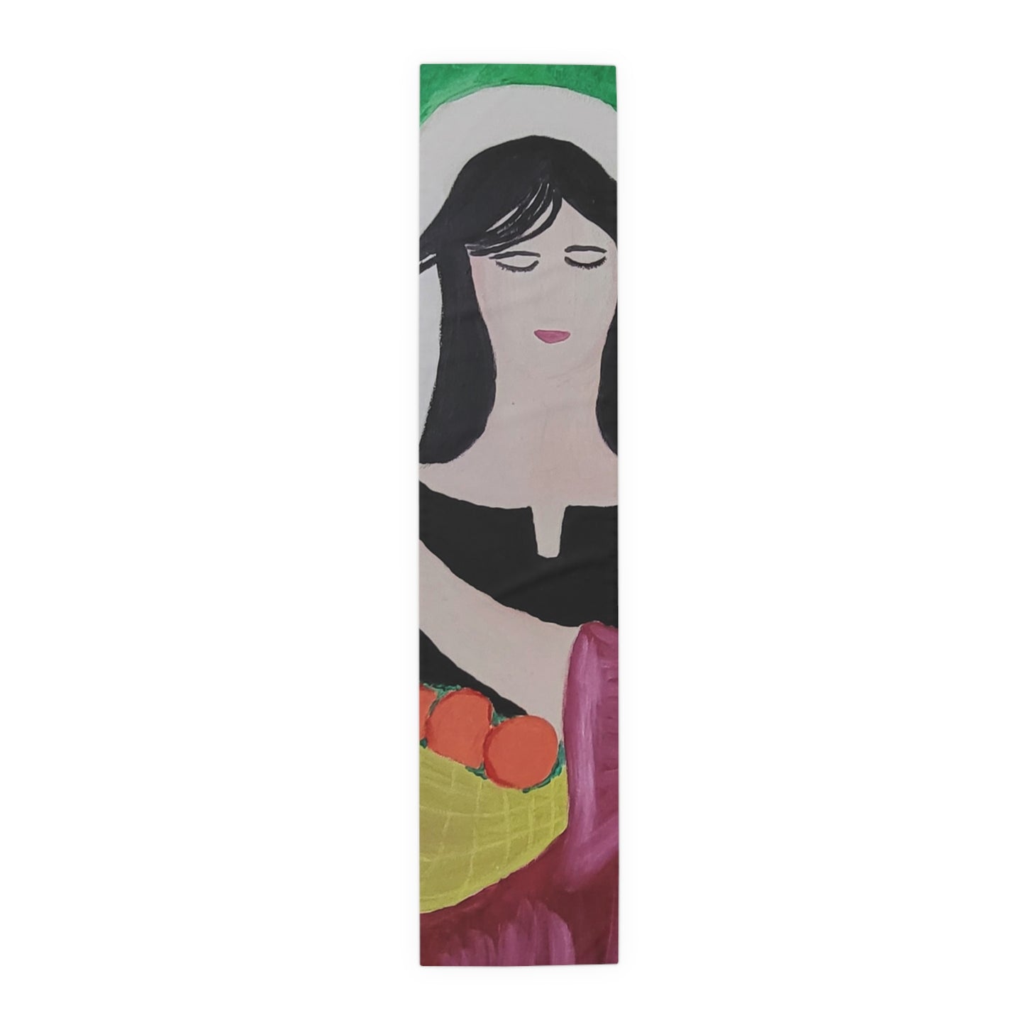 Artistic Cotton Table Runner - Contemporary Decor for Dining Spaces
