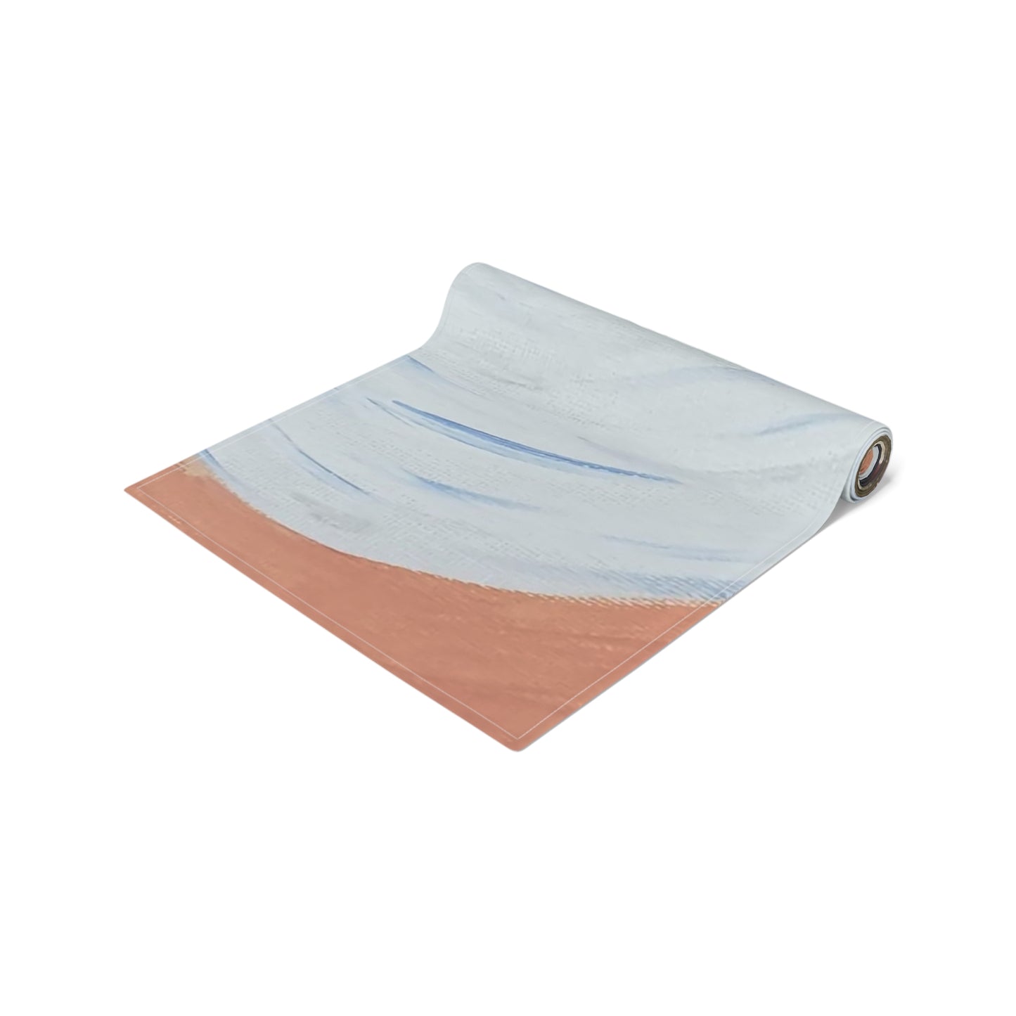 Artistic Cotton Table Runner - Elegant Musician Design for Dining Decor