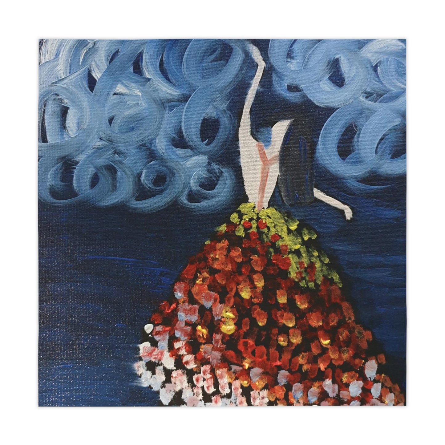 Floral Dancer Tablecloth – Elegant Decor for Celebrations & Gatherings