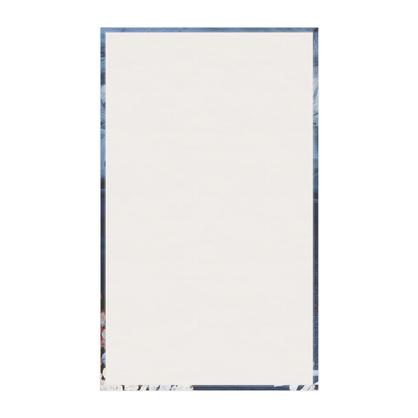 Artistic Cotton Tea Towel – Floral Design for Kitchen Decor & Gift