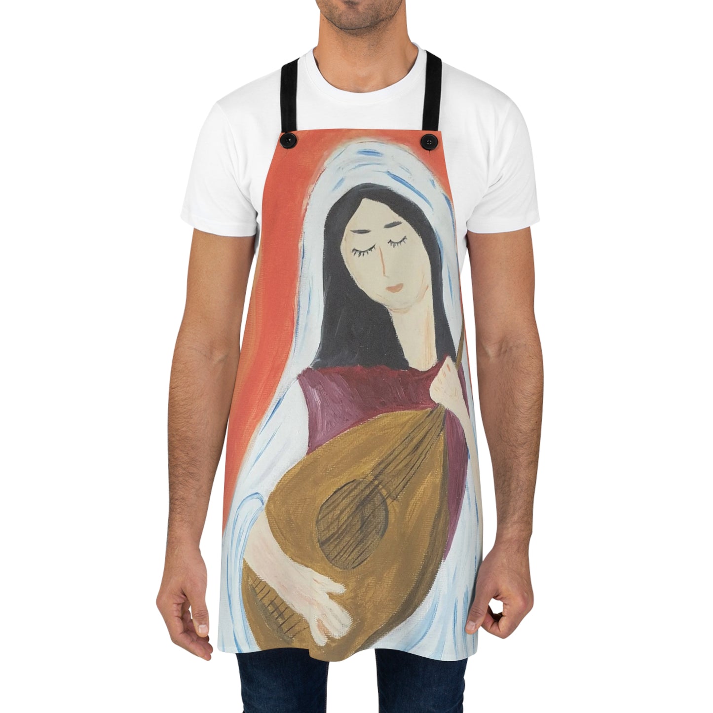 Artistic Musician Apron - Perfect for Home Chefs and Music Lovers