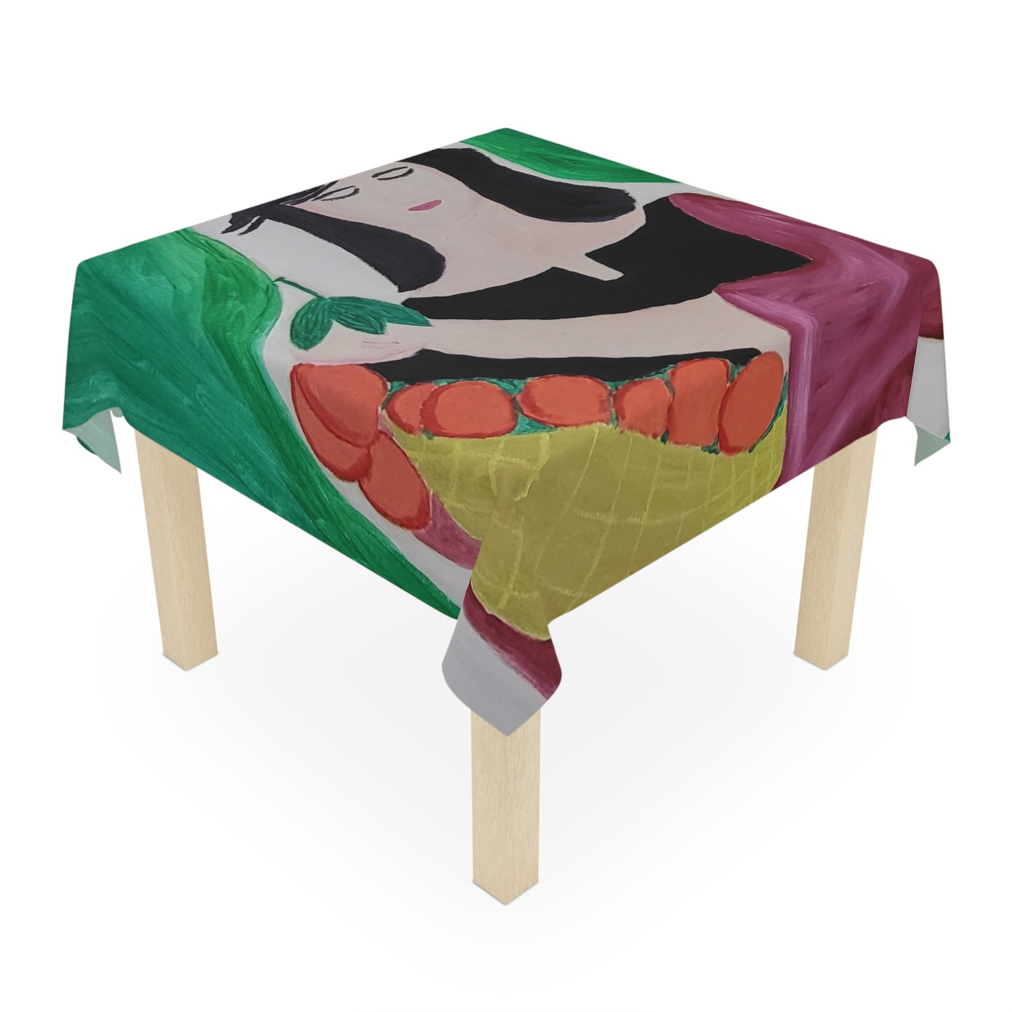 Vintage-Inspired Fruit Tablecloth for Home Decor, Perfect for Gatherings and Celebrations