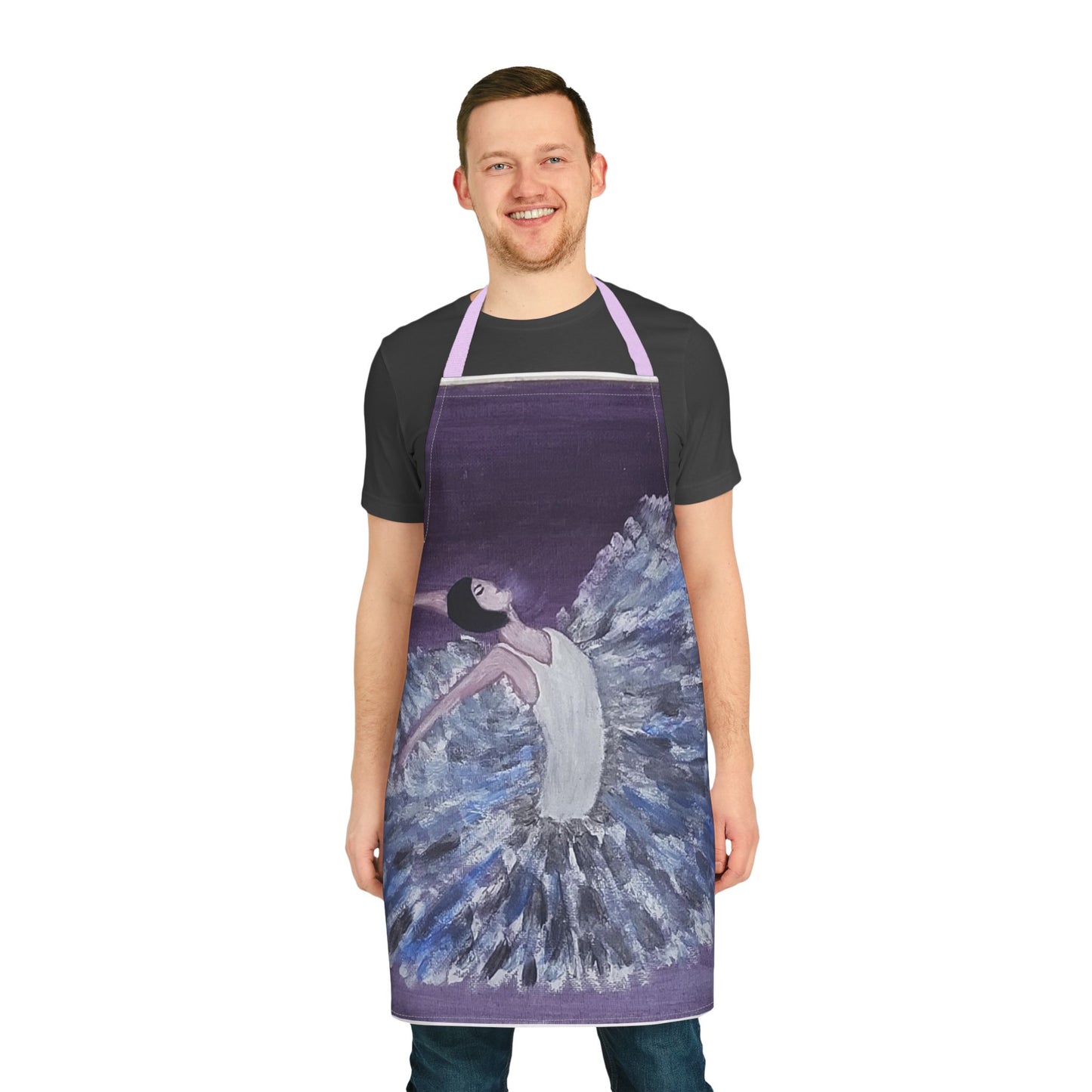 Ballet-Inspired Art Apron with 5-Color Straps