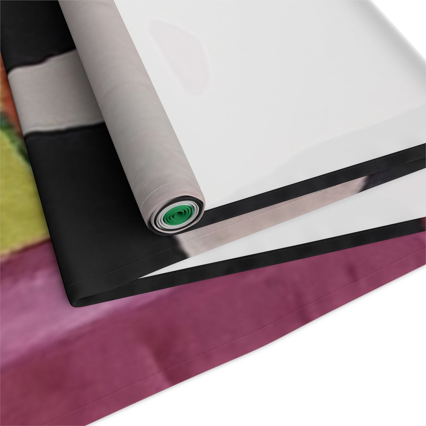 Artistic Cotton Table Runner - Contemporary Decor for Dining Spaces