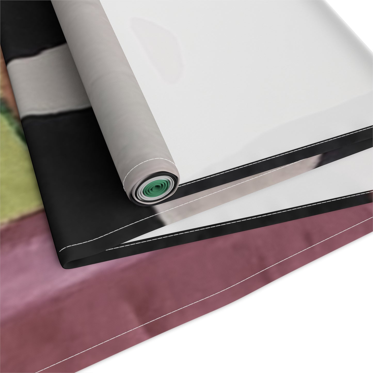 Artistic Cotton Table Runner - Contemporary Decor for Dining Spaces