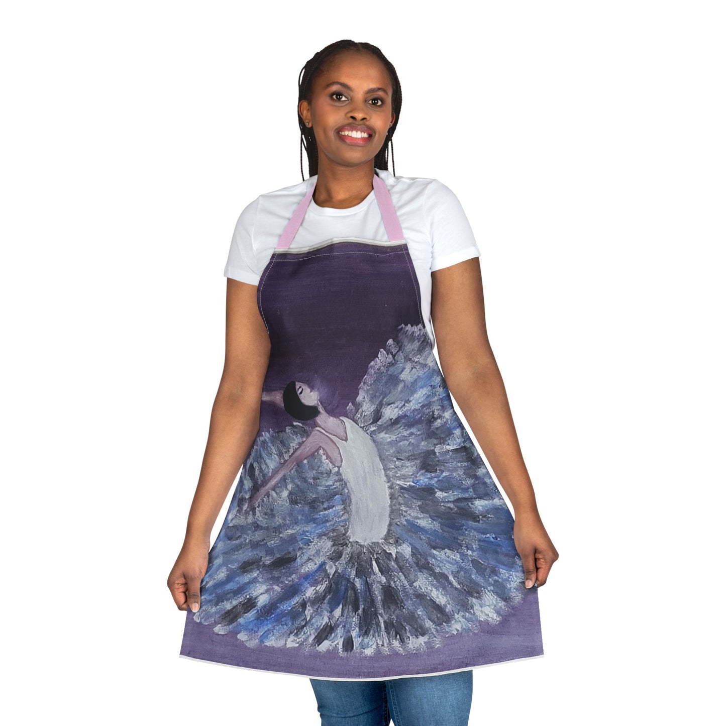 Ballet-Inspired Art Apron with 5-Color Straps