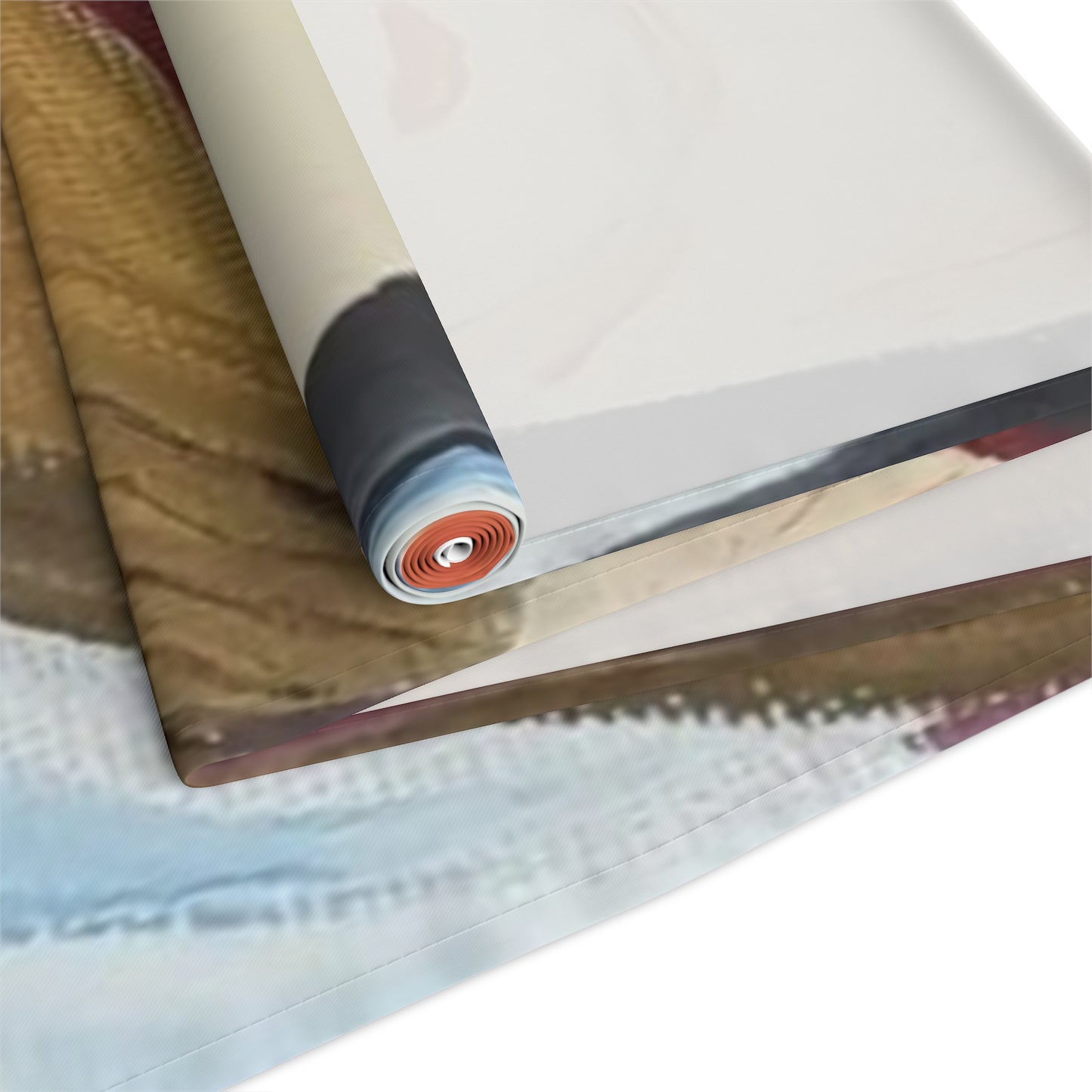 Artistic Cotton Table Runner - Elegant Musician Design for Dining Decor