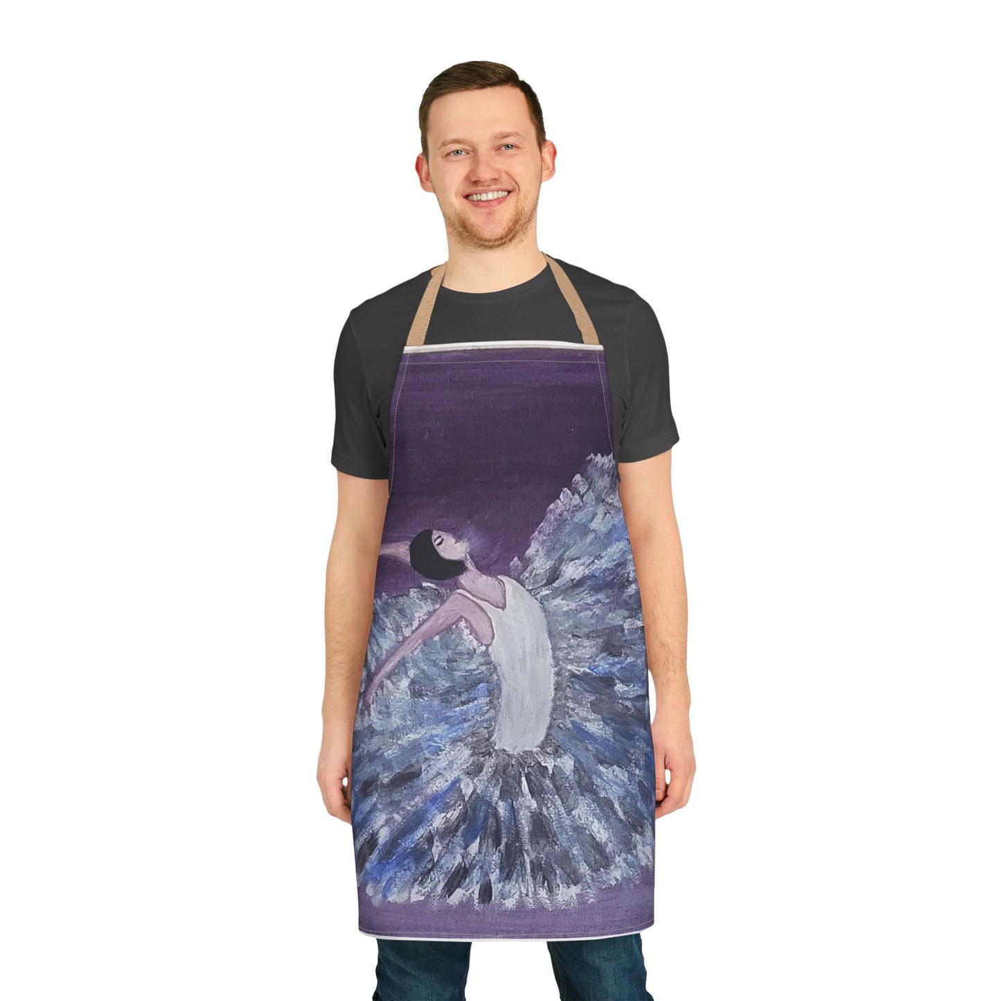 Ballet-Inspired Art Apron with 5-Color Straps
