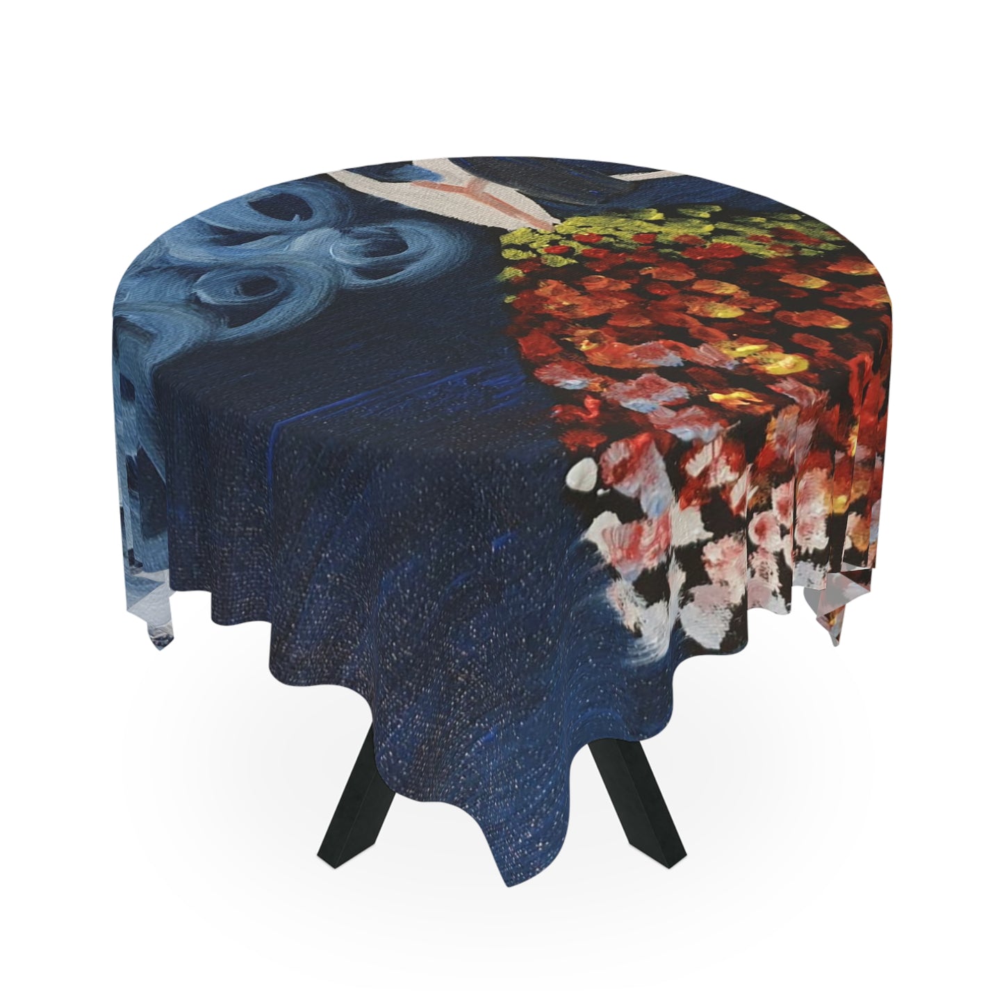 Floral Dancer Tablecloth – Elegant Decor for Celebrations & Gatherings