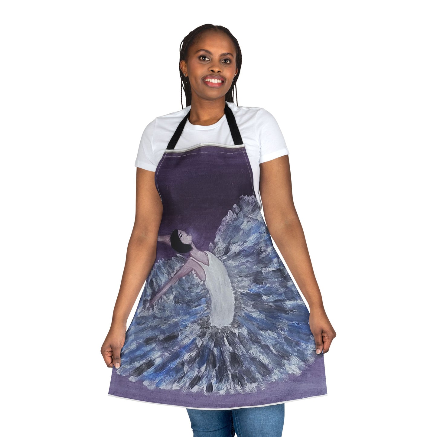 Ballet-Inspired Art Apron with 5-Color Straps