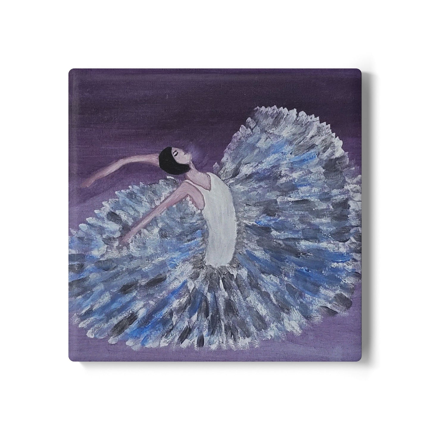Elegant Ballerina Ceramic Coaster - Artistic Dance Décor for Home