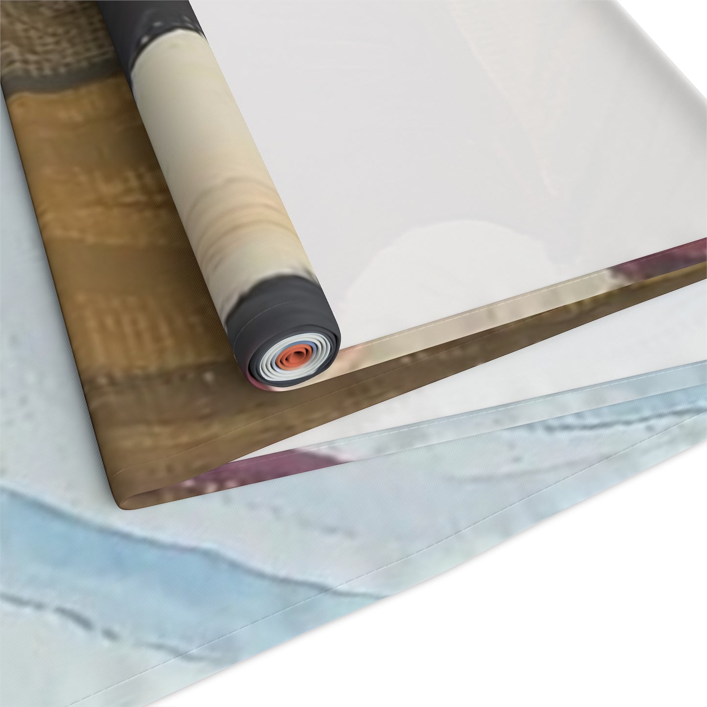 Artistic Cotton Table Runner - Elegant Musician Design for Dining Decor