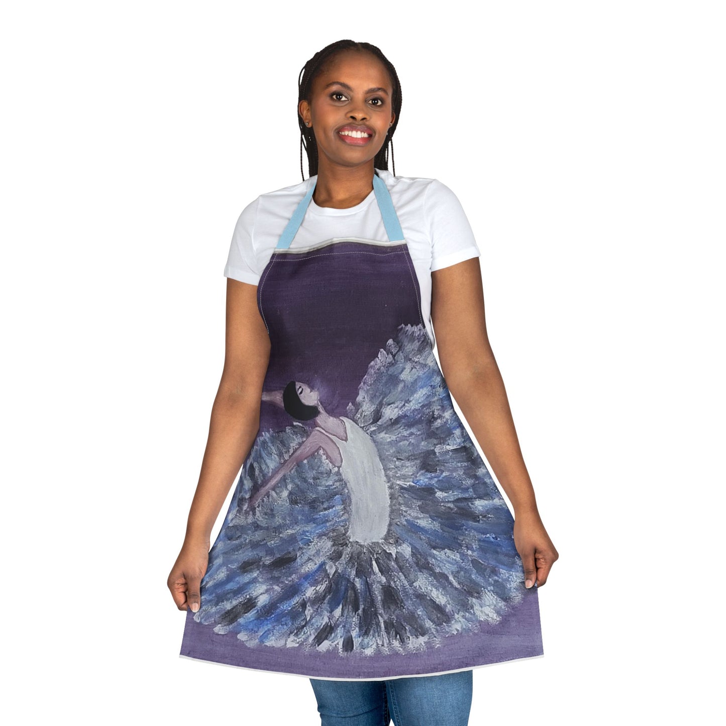 Ballet-Inspired Art Apron with 5-Color Straps