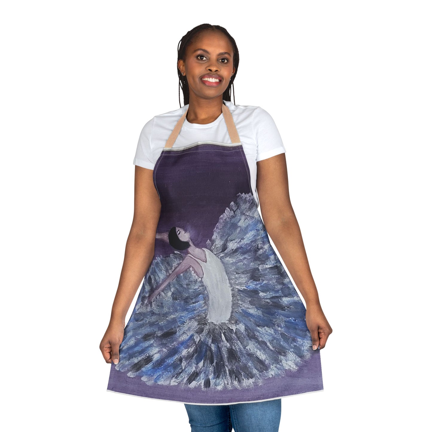 Ballet-Inspired Art Apron with 5-Color Straps