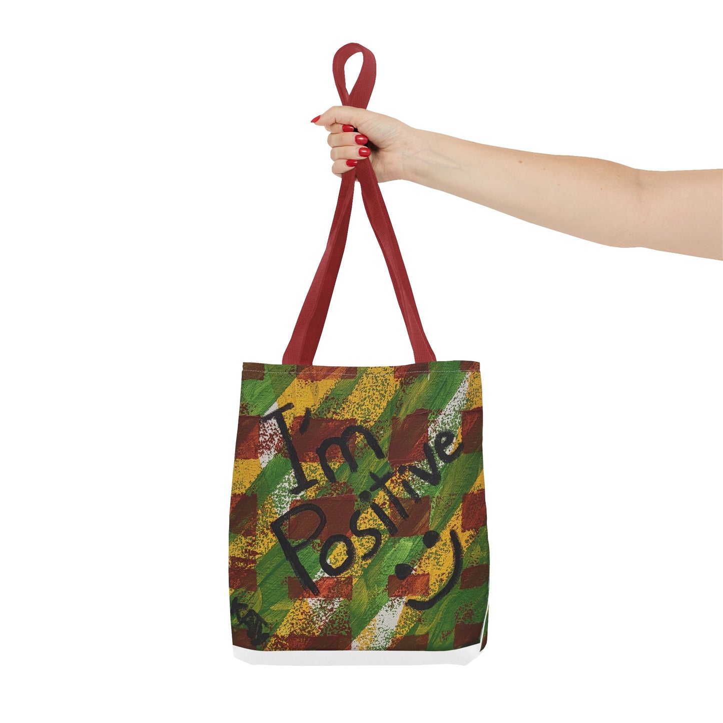 Positive Vibes Tote Bag - Eco-Friendly Reusable Carrier for Everyday Joy