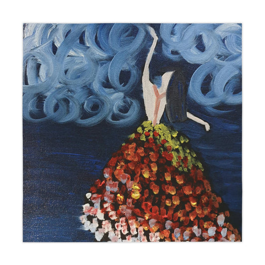 Floral Dancer Tablecloth – Elegant Decor for Celebrations & Gatherings