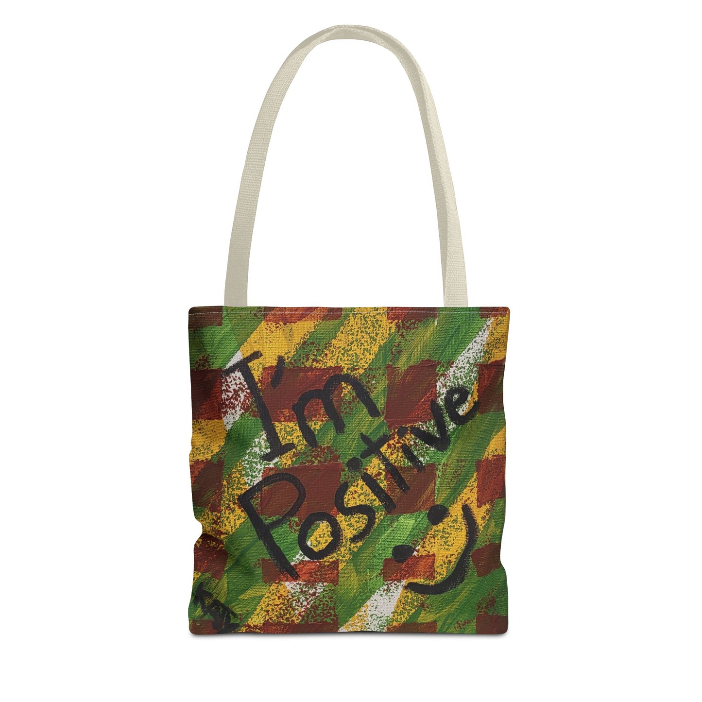 Positive Vibes Tote Bag - Eco-Friendly Reusable Carrier for Everyday Joy