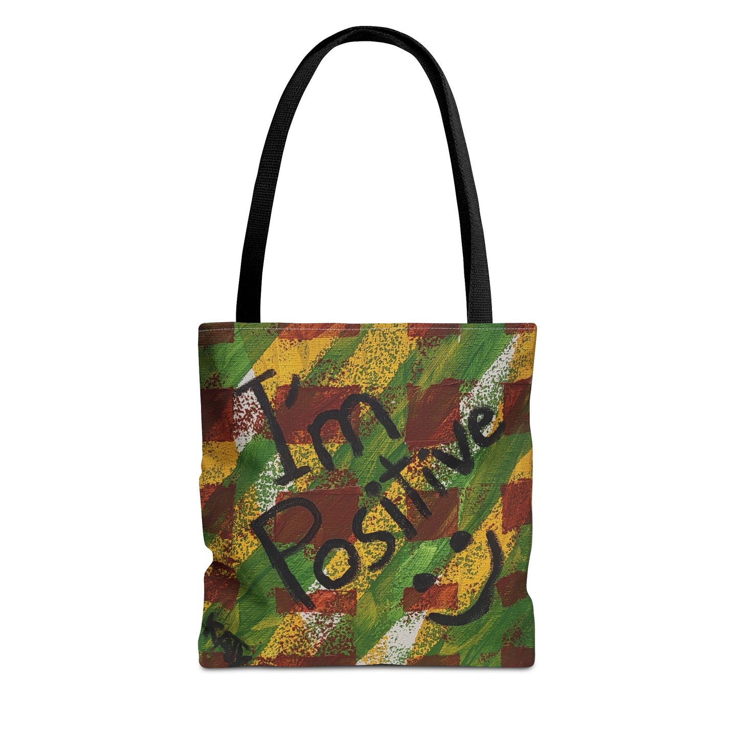 Positive Vibes Tote Bag - Eco-Friendly Reusable Carrier for Everyday Joy