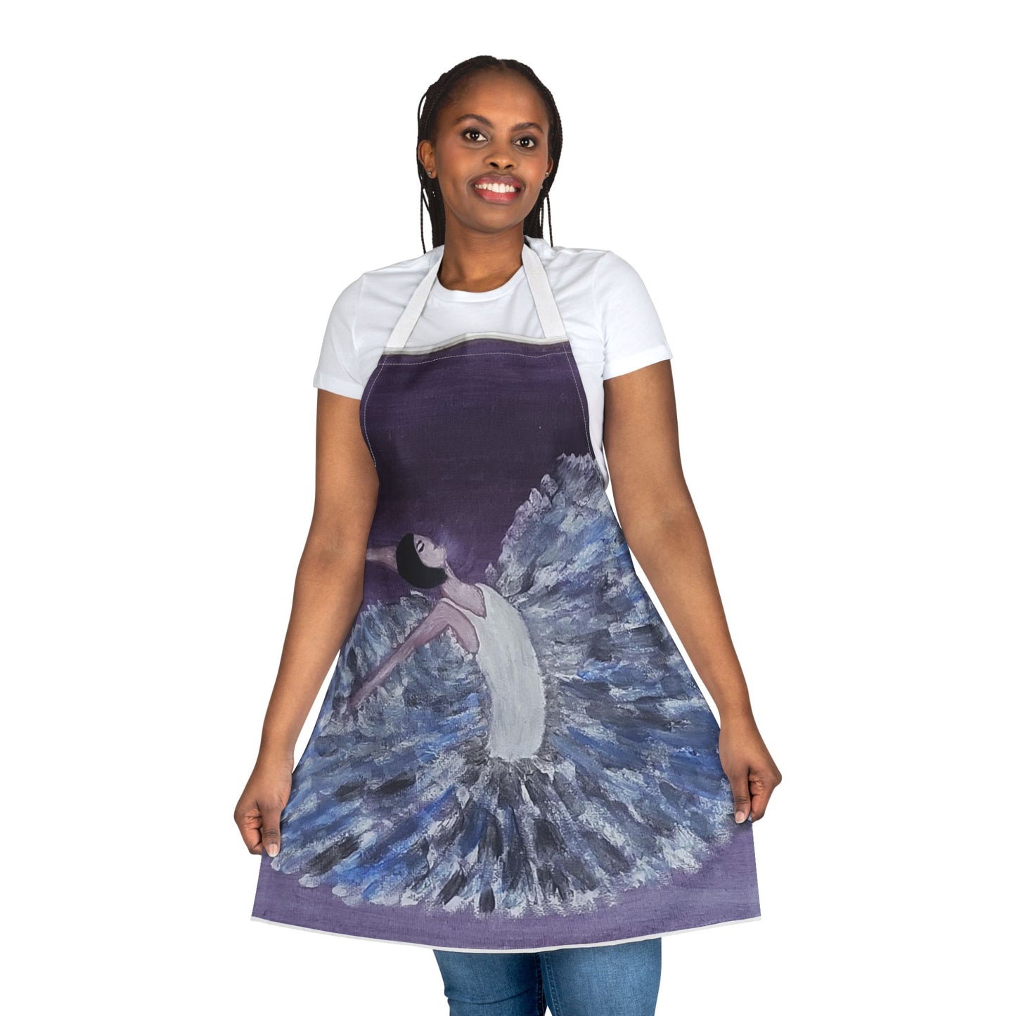 Ballet-Inspired Art Apron with 5-Color Straps