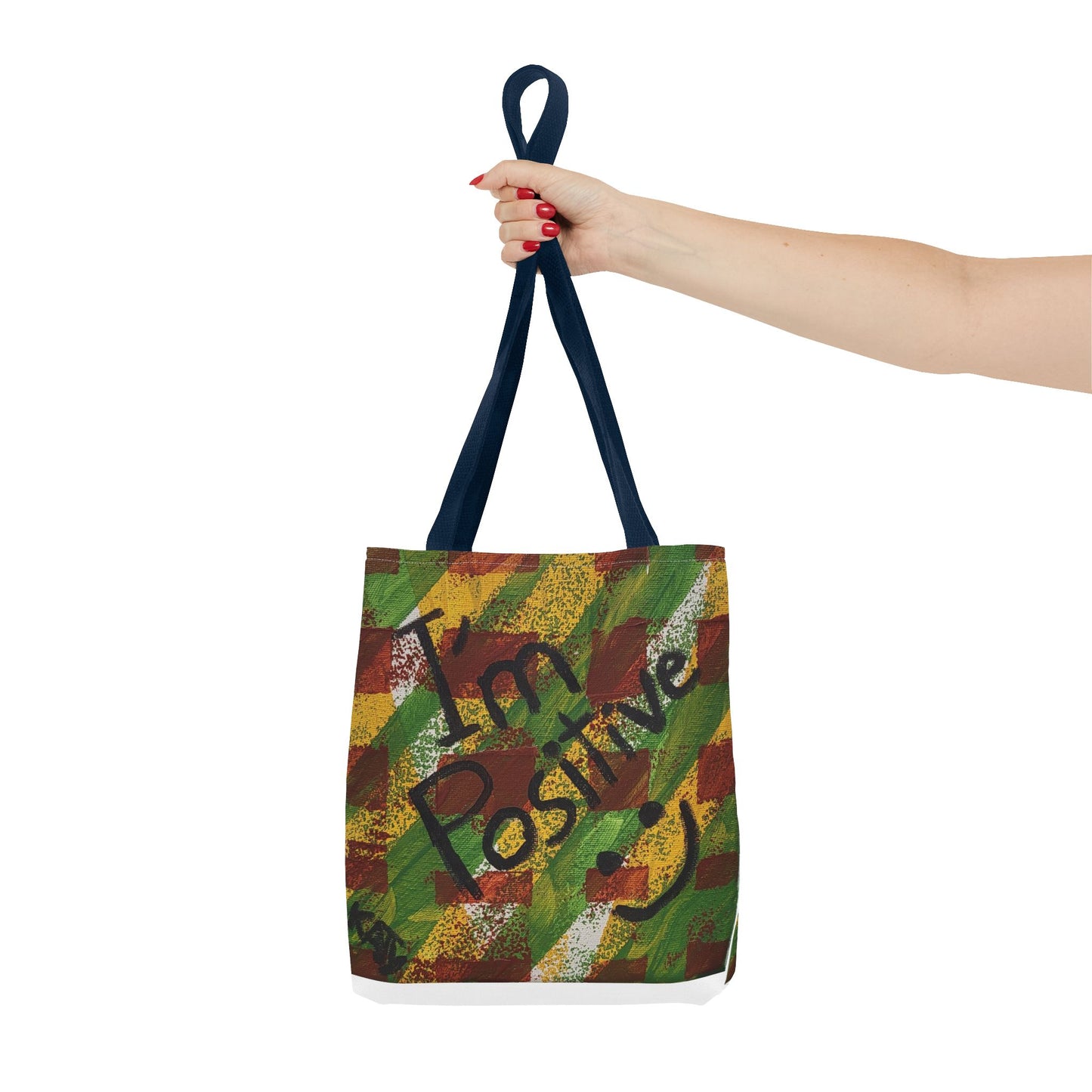 Positive Vibes Tote Bag - Eco-Friendly Reusable Carrier for Everyday Joy